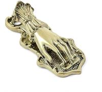 Clip da donna a forma di mano, in metallo, per raccoglitori, pagine - Fermaglio per libri e graffette dorate vintage per diario spazzatura, archiviazione documenti, sigillatura sacchetti di caffè e