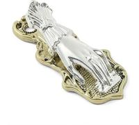 Clip da donna a forma di mano, in metallo, per raccoglitori, vintage, dorate, per diario spazzatura, conservazione di documenti, sigillatura di sacchetti di caffè e accessori da lettura (stile F)