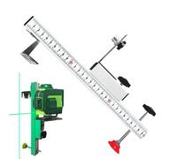 Clip Da Parete A Livello | Supporto A Parete In Scala Acqua | Staffa A Parete Livello | NivellierLeneal | Base Adattatore Di Supporto Regolabile Durevole Con Scala Per Impianti Di Costruzione