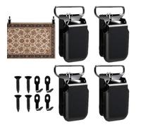 Clip da parete in metallo, robusti supporti per arazzi, morsetti da appendere affidabili, strumenti di montaggio riutilizzabili, clip decorative per trapunte, per interni, quadri artistici, tela