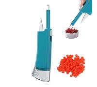 Clip da pesca, Clip per esca da verme di sangue | Clip per esche da pesca portatile | Strumento Bander con Bande, Accessori per tacle, Supporto per Rosso con luce per i professionisti