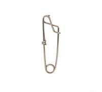 Clip da pesca con palangari in acciaio inossidabile con perno girevole a scatto e perno aperto, clip per tonno adatta per galleggianti, squali, granchi e gamberetti