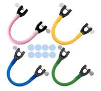 Clip da sci per tenere insieme gli sci 4 clip da per tenere insieme gli Connettore a punta per accessori per bambini Connettore a punta portatile Cuneo per allenamento sciistico per l'alle