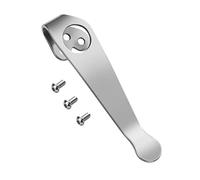 Clip da tasca profonda in titanio per Spyderco Para 3 e coltelli da grembiule, clip da tasca su misura di alta qualità con 3 viti, lavaggio pietra