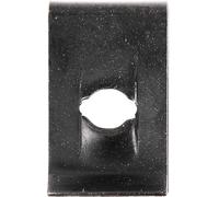 Clip Dado a pinza, 1-2 mm, spessore lamiera, 3,5 mm, diametro vite, 16 x 10 mm, confezione da 25