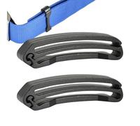 Clip De Correa Mochila para Cintas, DOS Piezas Hebilla Final Correas Ligera Y Resistente Al, Accesorios Buceo Mochilas Cinturones, Clip Cintas -,Accesorios Cinturones, Nero (Large), vedi descrizione