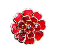 Clip Decor - Floral Shaped Ornament, Ssnap On Attachment Piece, Stylish Clothing Accent, Chic Apparel Addition | Women Wear, Family Occasion, Holiday Present, Aniversary Token, Casual Dressing, Formal