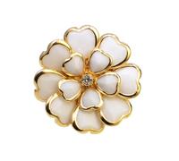 Clip Decor - Floral Shaped Ornament, Ssnap On Attachment Piece, Stylish Clothing Accent, Chic Apparel Addition | Women Wear, Family Occasion, Holiday Present, Aniversary Token, Casual Dressing, Formal