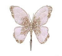 Clip decorative a farfalla per aggiungere un tocco delicato a matrimoni e decorazioni per la casa, perfette per feste e celebrazioni (rosa chiaro)