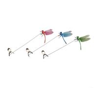 Clip decorative a forma di libellula, set di 36 per giardino, libellule volanti 3D per spaventare le mosche (3 pezzi)
