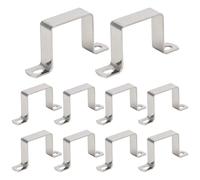 Clip del pannello di recinzione, 10pcs Fence Post Brackets, clip a pannelli in acciaio inossidabile, anti -tocco e anti -corrosione, adatti o pali in legno