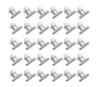 Clip del Raccoglitore 30 Pezzi Piccole Clip da Graffetta in Metallo per Bulldog per Sacchetti di Cibo, Immagini Foto, Artigianato Artistico, Home Office Supply 22mm (Argento)