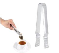 Clip della Bustina di Tè, Squeezer per Bustine di Tè Acciaio Inossidabile Pinze per Bustine di Tè Pinza per Spremere tè Multifunzionale Cucina Gadget da Cucina per Tagliare la Bustina di Tè