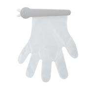 Clip Design Adhesive Food Service Supply For Home Bathroom Restaurant Lab Garage Closet Kitchen | Glove Dispenser Wall Mount - Glove Holder Organizer |