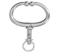 Clip di Bestiame Premium in Acciaio Inossidabile Clip a Molla a Molla Caricato di Mucca plier utensile agricola Umano per la Gestione del Bestiame Color Argento 14x11x2cm Size