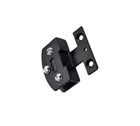 Clip di bloccaggio in vetro, 1 pezzo Clip di bloccaggio per porta resistente Cerniera per doccia per porta in vetro Vetro adattivo per vetro da 5-8 mm/Nero