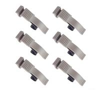 Clip di bloccaggio per il corpo della sega a catena, confezione da 6 pezzi, materiale polimerico robusto, per modelli 362 365 372 385 390 553, facile installazione, ricambio di ricambio