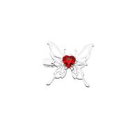 Clip di capelli a farfalla in metallo cuore di cristallo per le donne clip laterale per capelli sottili piastra elettrica coreana barrettes