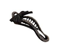 Clip di capelli del Rhinestone delle donne, Clip di artiglio dei capelli Bowknot, Grande Duckbill Bow Fashion Headwear Hair Clip, Accessori Capelli