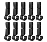 Clip di cappello leggero - 10 Pacchetti Clip per Casco Non glipt Clip per Chaapeau di Dura Accessorio per Faro | Le Clip Luminose a LED di installazione Facile Montano Facilmente su Un c