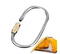 Clip Di Carabinatore - Clip Di Carabinatore A Bloccaggio D -ring | Vite In Lega Di Titanio Carabinerclip | Keyring A Rilascio Rapido Per Le Escursioni In Spalla Da Viaggio Per Interni Esterni