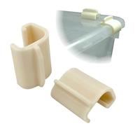 Clip di Chiusura Arrotondate per Ikea Samla Box - Compatibili Con Ikea-Samla (12 Pezzi, 45L/65L)