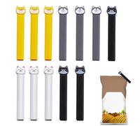 Clip di chiusura, clip per sacchetto alimentare, clip di chiusura per animali colorati, 12 mollette riutilizzabili, clip di chiusura multifunzionali, morsetto