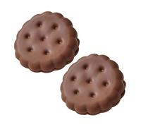 Clip di chiusura per sacchetti, confezione da 2 clip per sacchetti di snack, a forma di biscotto, strumento da cucina, per la conservazione degli alimenti, per adulti e bambini, per casa, interni ed