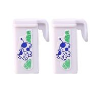 Clip di chiusura per scatole di latte, clip di chiusura per sacchetti snack, 2 clip per cartone latte, regolazione a 180 gradi, clip di chiusura riutilizzabile, a prova di perdite per latte in polvere