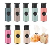 Clip di chiusura per snack e pane, clip per borse, in ABS, riutilizzabili, per sigillare sacchetti della spesa, set da 8 pezzi, ermetici, durevoli, a prova di umidità, strumento per conservare la