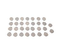 Clip di ciucini rotondi in metallo 30pcs in acciaio inossidabile clip per prevenzione per prevenzione delle clip per la sospensione elettroplate per ciucini