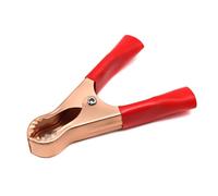 Clip di coccodrillo, coccodrillo pesante, Morsetti a coccodrillo 50A 80mm Confezione da 2 Multicolore(2pcs Red)