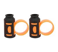Clip di controllo della batteria | Driver per dito stabile per batteristi | Strumento ausiliario girevole per principianti/professionisti | ABS + silicone, design ergonomico (Black Orange)