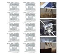 Clip di drenaggio efficienti per pannelli solari, 10 pezzi, per una produzione ottimale di energia (35 mm)