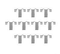Clip di drenaggio solare in acciaio inox, set da 10 pezzi per una gestione efficace dell'acqua e generazione di energia (35 mm)