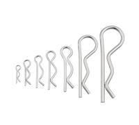 Clip di fissaggio for coppiglia tipo R a molla M1-M7, perno di serraggio a forma di R ondulato, perno di trazione(M2.5x40mm-20pcs)
