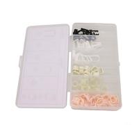 Clip di fissaggio in plastica nylon per linea carburante 70 pezzi Assortimento 61280 per veicoli Ford Set di clip di ricambio per connessioni automobilistiche sicure