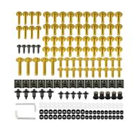 Clip di fissaggio per bulloni della carenatura Kit Bulloni Dadi Clip Viti Carenatura Motociclette Per Per V-Strom 1050 1050A 1050XA 1050XT 1050XAA(Gold)