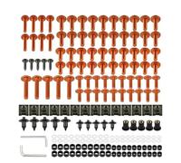 Clip di fissaggio per bulloni della carenatura Kit Bulloni Dadi Clip Viti Carenatura Motociclette Per Per V-Strom 1050 1050A 1050XA 1050XT 1050XAA(Orange)