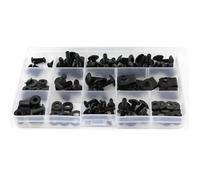 Clip di fissaggio per bulloni della carenatura Kit Completo Bulloni Carenatura Completa Per Per RS125 1996 1997 1998 1999 2000 2001 2002 2003 2004 2005(Nero)