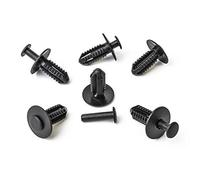 Clip di fissaggio per cofano ruota, nero, 10 pezzi