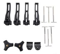 Clip di fissaggio per coperchio del camion pick-up Trifold Bed Cover T Bolt fermacavo con meccanismo di bloccaggio sicuro e compatibilità con vari modelli di camion (set di 2)