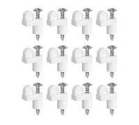 Clip di fissaggio per finestra 1 cm Hardware di bloccaggio | 12 clip per finestra offset per casa, fattoria, soggiorno, cassetta degli attrezzi, garage, studio, cucina, bagno