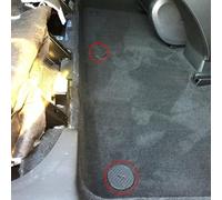 Clip di fissaggio per interni auto, confezione da 4 pezzi, chiusura a T per tappeti e Mini sostituite 51477010990, adatte per serie E46, F31, F36, F12, F13, X3, X4, X5M, per serie i3, i8, Z4 (sku)