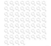 Clip di fissaggio per luci da esterno H706, in plastica PETG ad alta resistenza, supporto resistente alle intemperie, con montaggio a vite, per stabilità in caso di pioggia e vento, 60 x 39 x 19 mm