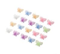 Clip di fissaggio per piante a farfalla, in plastica, per supporto per piante rampicanti, per piante striscianti, 10/20 fascette e supporti leggeri per piante (20 pezzi)