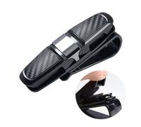 Clip di fissaggio portatile Clip per occhiali morsetto per biglietti in ABS custodie per occhiali da auto nero visiera parasole per auto supporto per occhiali da sole Car-styling