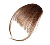 Clip Di Frangia Per Capelli Umani - Curva Natural Bangs, Clip Realistica Nel Parrucchiere Del Tempio | Le Donne Si Agganciano Alla Frangia Con Vestibilità Senza Soluzione Di Continuità E Un Design Com