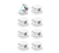 Clip Di Gestione Cavi, Organizador Di Cavi Di Carga - Organizador De Cavi Con Clip Adhesivo Para Gestión De Cavi | Organizador De Cavi, Soporte Para Cables Para Computadora, Audio, USB, Re
