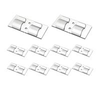 Clip di luce per luci a catena esterne,Clip di luce per stringhe esterne, 10 clip per appendere luci esterne con strisce adesive, ganci esterni con strisce adesive resistenti alla in